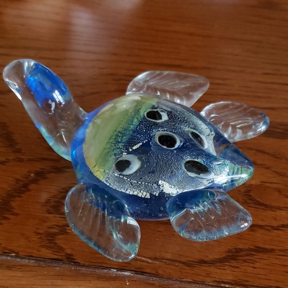 Glass turtle figurine - Picture 2 of 3
